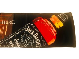 RARE Jack Daniels Old No 7 Bar Towel Runner Tennessee Whiskey JACK LIVES HERE 2