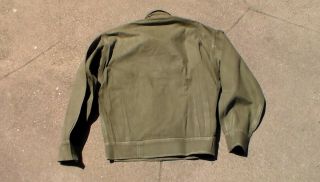 Old US WW2 to Korean War era M - 1942 Herringbone Twill HBT Fatigue Shirt size 36R 2