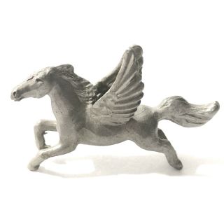 Vintage Rawcliffe Pewter Pegasus Winged Horse Figurine 2x1.  5” Figure Fantasy