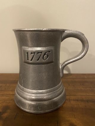 Vintage 1776 Wilton - Columbia Pa Rwp Pewter Armetale 14 Oz Tankard Stein Mug