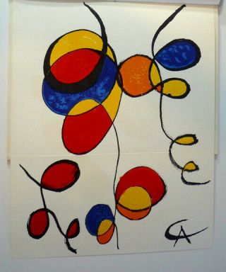 Alexander Calder,  Guaranteed Authentic,  " Spirals 1970 ",  Brilliant Lithograph