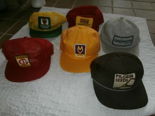 6 Farm Hats With Patches Funk 