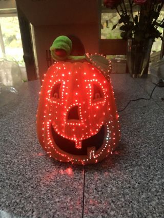 Avon Fiber Optic pumpkin 2