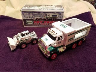 2008 Hess Toy Truck And Front Loader W/ Lights & Sounds