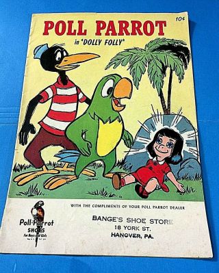 Vintage Poll - Parrot Shoes Comic Book From Bange 