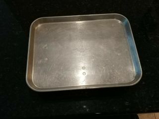 Vintage Aluminum 1950 " S Car Hop Drive - In Window Tray.  14 " X 11 "