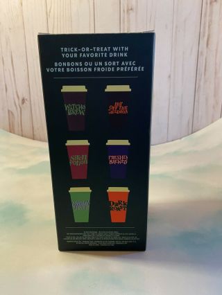 Starbucks 2020 Halloween Color Changing Glow In The Dark Cups Reusable 6 CUP SET 2
