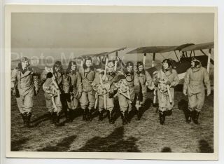 Female Pilots Of The Air Transport Auxiliary (ata) - Wwii Press Photo 1940