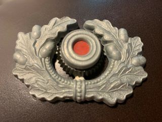 German Wwii Enlisted/nco Cap Wreath And Cockade