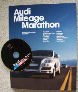 Audi Mileage Marathon Tdi Technology Showroom Book Brochure 2009 Usa Edition