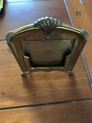 Vintage Brass Jennings Brothers Business/calling Card Holder Stand