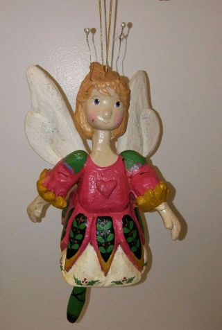 Denise Calla House Of Hatten Nutcracker Sugar Plum Fairy Ornament 1983 Rare Xmas
