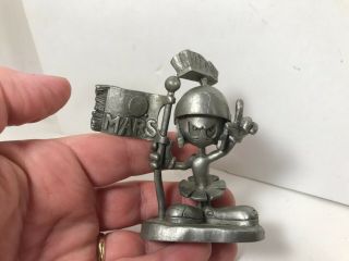 Solid Pewter Marvin The Martian Looney Tunes Figurine Paperweight