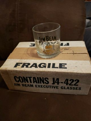 Vintage Set Of (6) Jim Beam Whiskey Glasses Rare Set 2