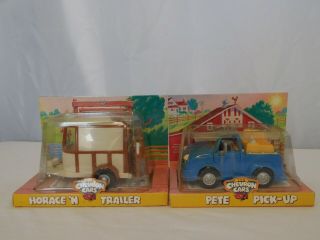 Chevron Cars Pete Pick Up And Horace ‘n Trailer Collectible Toy Truck Cars