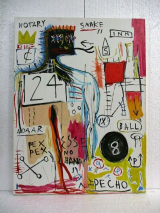 Acrylic On Canvas By Jean - Michel Basquiat 1983