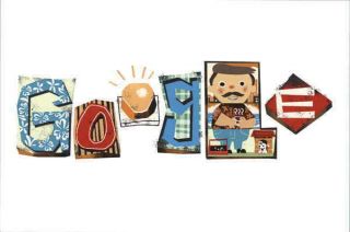 Modern Art Google Doodle - Father 