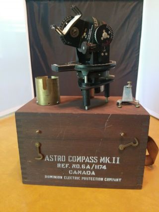 Canada Sperti Astro Compass Mkii W/ Instructions&case Ref.  No.  6a/1174