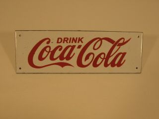 Vintage Porcelain Coca Cola Sign