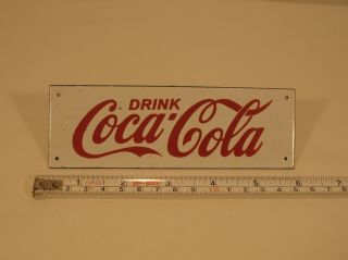 Vintage Porcelain Coca Cola Sign 2