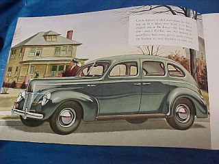 Orig 1940 Ford Dealers Automobile Advertising Booklet