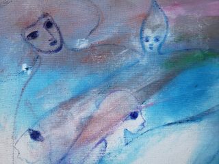 Metaphysical,  Age Painting by Carmel spiritual artist and poet Xnadu 2