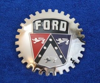 Chrome Ford Grille Badge Plate Topper F100 F150 Ranger F250 Badge Truck Oval