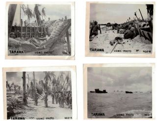 4 Official Usmc Wwii Photos Battle Of Tarawa 6