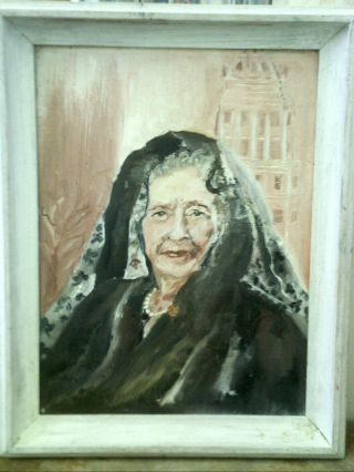 Francis Zecchini (1888 - 1989),  Grandma,  Kennebunkport,  Maine,  Oil On Canvas