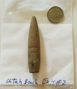 Ww2 Us.  50 Relic Recovered At Utah Beach Exit 2 Normandy D - Day