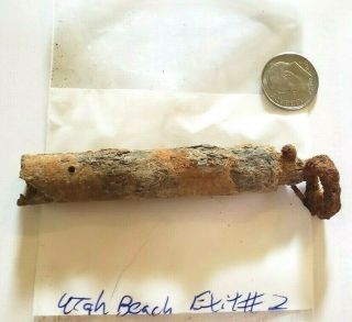 Ww2 Us M - 1 Inert Relic Recovered At Utah Beach Exit 2 Normandy D - Day