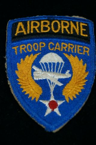 Ww2 Us Ssi Usaaf Airborne Troop Carrier Unit Patch