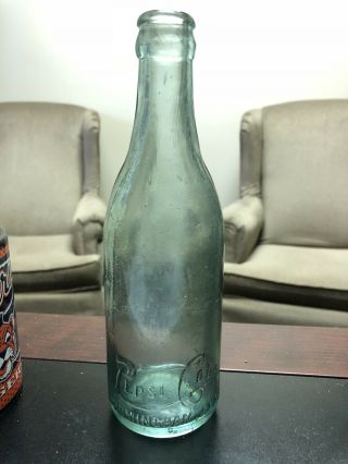 Pepsi Cola Heel Script Bottle From Birmingham,  Alabama Ala Al