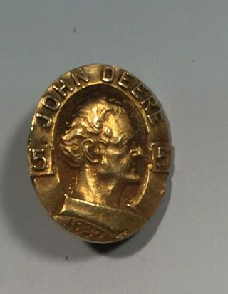 Rare Vintage John Deere Employee 10 K Gold Pin - “5 Years” -