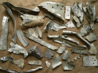 Parts German Aircraft Fw 190 Luftwaffe Eastern Front Military Relic