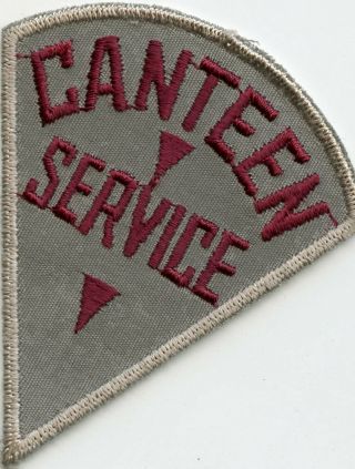 Wwii American Red Cross Canteen Service Patch
