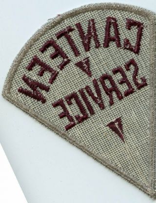 WWII American Red Cross Canteen Service Patch 2