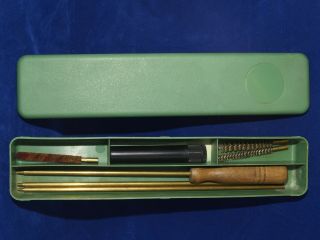 Vintage Cleaning Kit In A Case For Shotgun 9 Gauge Bore