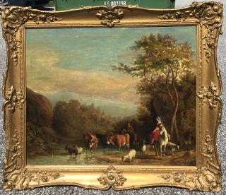 19th C.  British Landscape Oil Painting