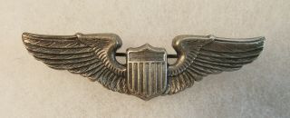 Wwii Usaaf Sterling Pilot Wing Odd Shirt Size