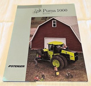 1986 Steiger Puma 1000 Tractor Sales Brochure