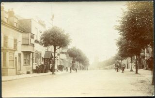 High Street,  Epping,  Animated Real Photo Postcard,  C.  1910