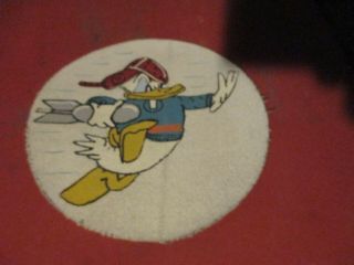 Wwii Usaaf Disney Donald Duck 479 Th Bomb Sqdn 336 Bg Flight Jacket Patch