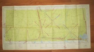 2 WWII 1945 SECTIONAL AERONAUTICAL CHARTS BEAUMONT AND BOSTON 2