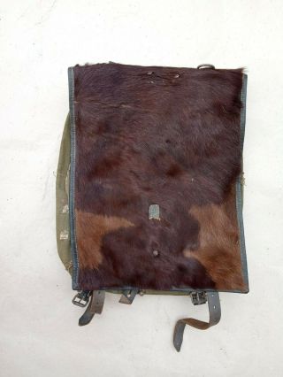 Ww2 German M39 " Pony Fur " Backpack.  (tornister) Marked 1942 Year