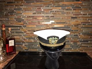 Ww2 Us Navy Officers Visor Hat