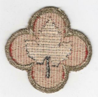 Early 40 ' s WW 2 US Army 43rd Infantry Division OD Border Patch Inv G569 2