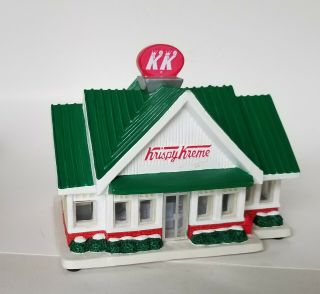 Krispy Kreme Ceramic Lighted Building - Christmas Village