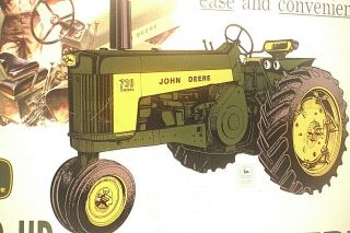 Step Up To John Deere Metal Sign 16 X 12 Made In USA Features 730 Diesel Tractor 2