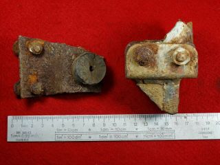 Ww2 German Piece Of V2 Rocket A4 2x Piece Various Set From V2 Wwii